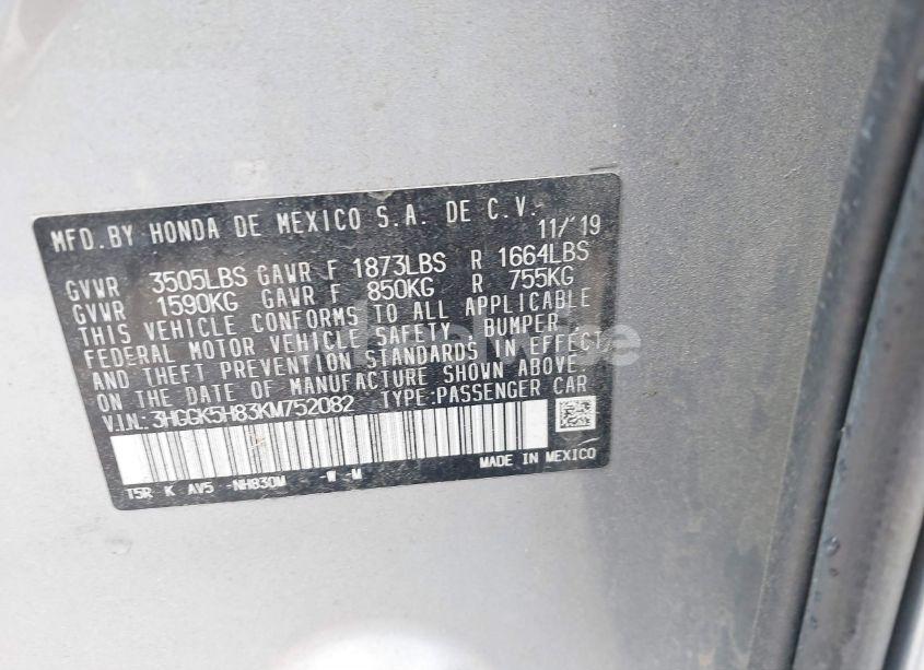 Photo 9 of 2019 Honda Fit EX (VIN 3HGGK5H83KM752082)