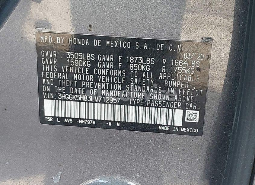 Photo 9 of 2020 Honda Fit EX (VIN 3HGGK5H83LM712957)