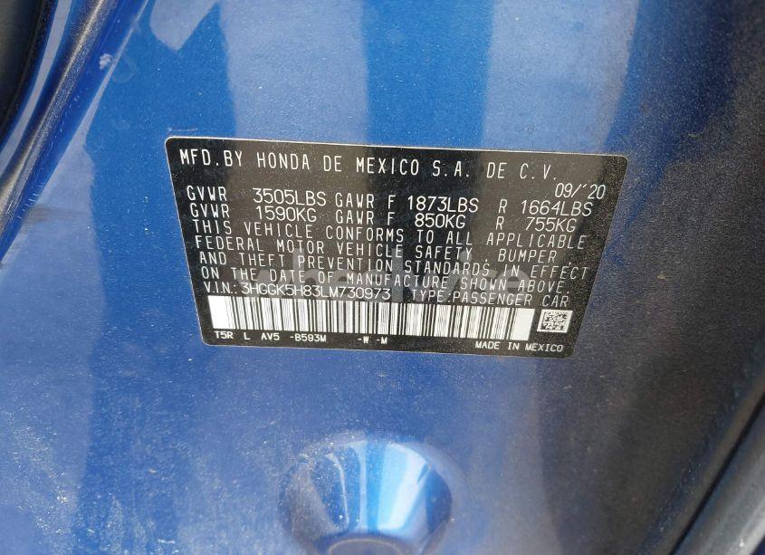 Photo 9 of 2020 Honda Fit EX (VIN 3HGGK5H83LM730973)