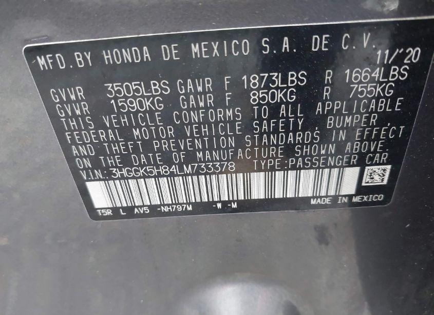 Photo 9 of 2020 Honda Fit EX (VIN 3HGGK5H84LM733378)