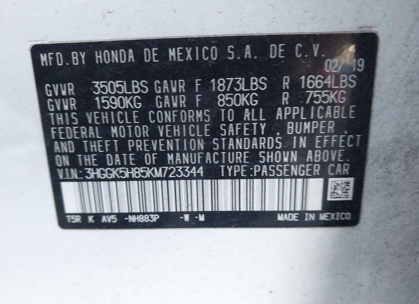 Photo 9 of 2019 Honda Fit EX (VIN 3HGGK5H85KM723344)