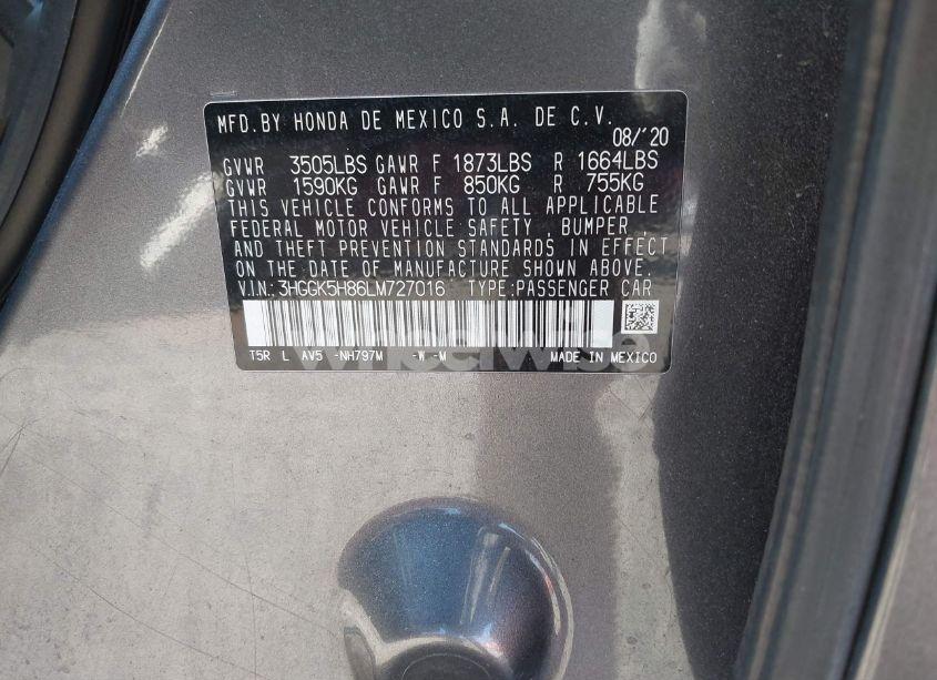 Photo 9 of 2020 Honda Fit EX (VIN 3HGGK5H86LM727016)