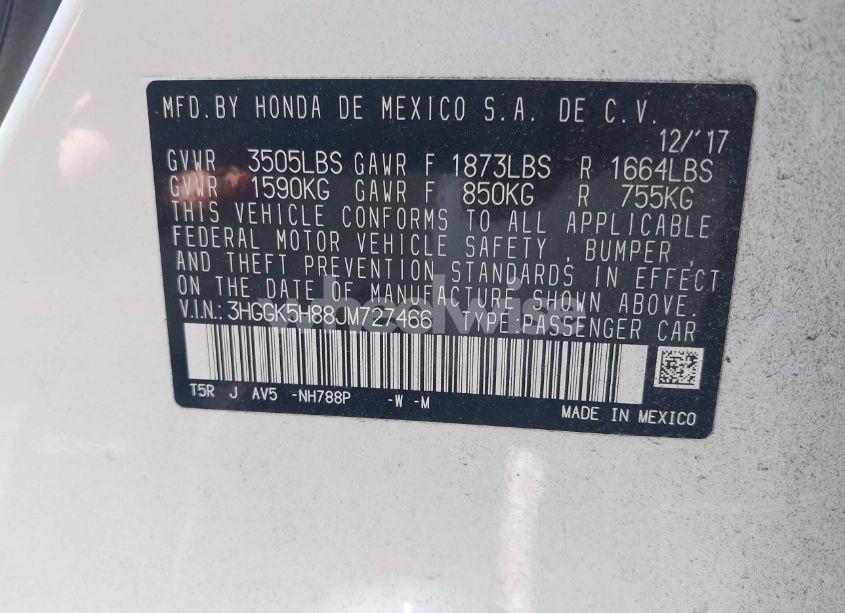 Photo 9 of 2018 Honda Fit EX (VIN 3HGGK5H88JM727466)