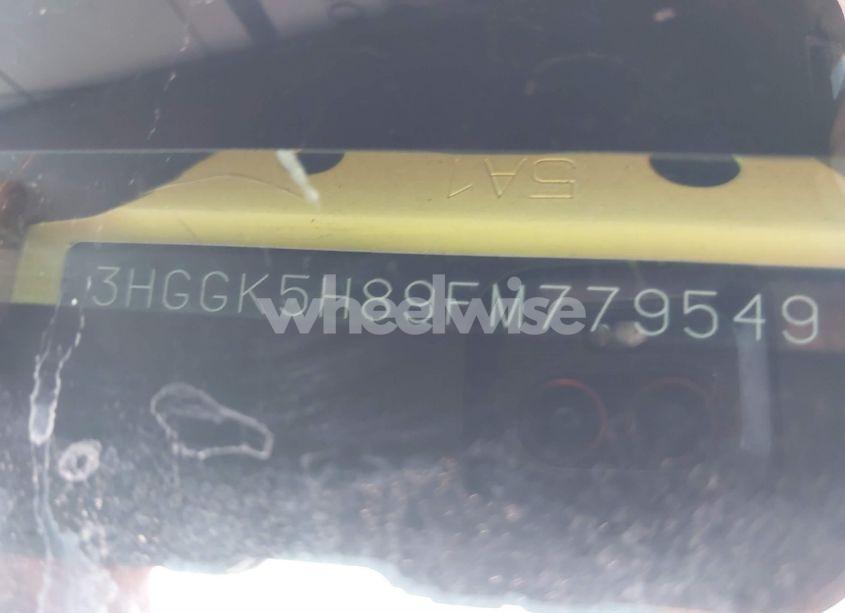 Photo 9 of 2015 Honda Fit EX/EX-L (VIN 3HGGK5H89FM779549)