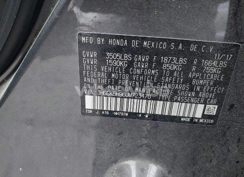 Photo 9 of 2018 Honda Fit EX-L (VIN 3HGGK5H90JM723470)