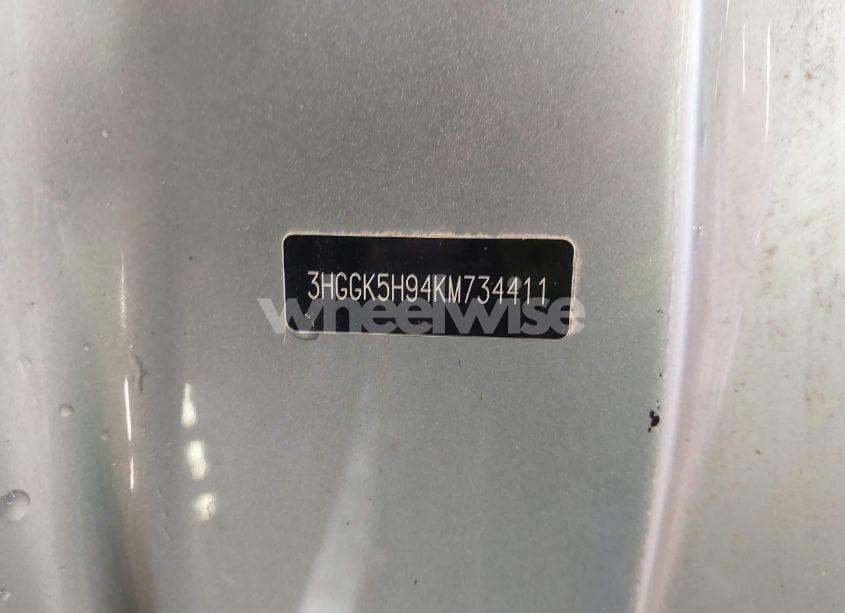 Photo 9 of 2019 Honda Fit EX-L (VIN 3HGGK5H94KM734411)