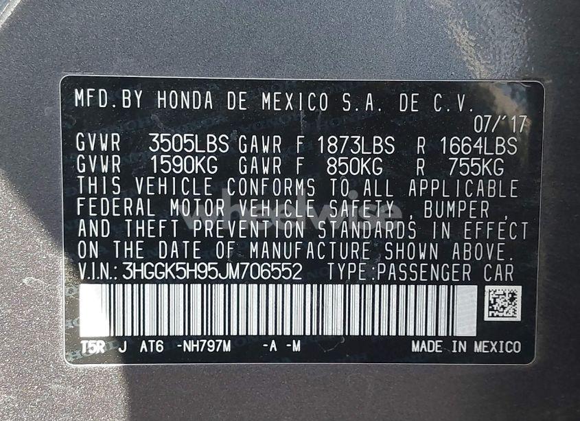 Photo 9 of 2018 Honda Fit EX-L (VIN 3HGGK5H95JM706552)