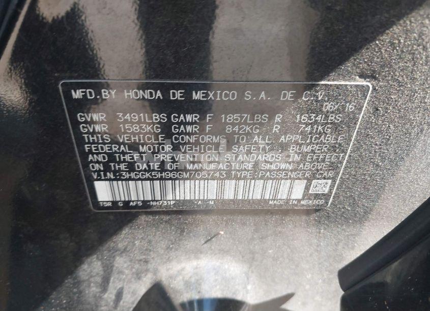 Photo 9 of 2016 Honda Fit EX-L (VIN 3HGGK5H96GM705743)