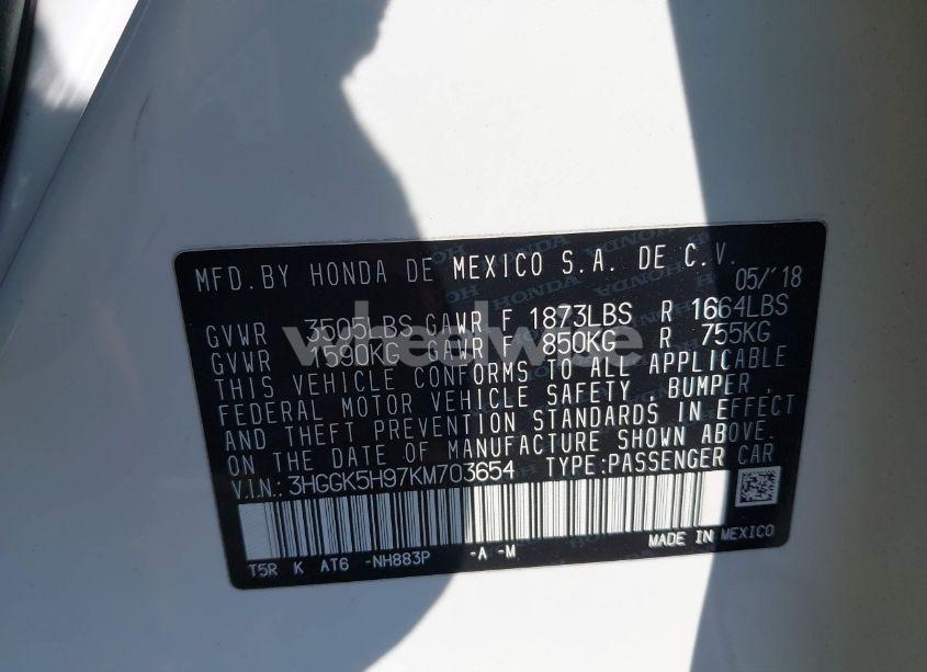 Photo 9 of 2019 Honda Fit EX-L (VIN 3HGGK5H97KM703654)