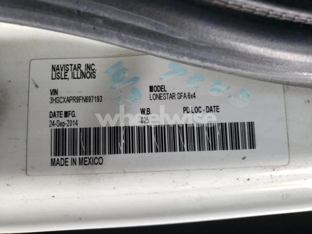 Photo 7 of 2015 INTERNATIONAL LONESTAR SEMI TRUCK (VIN 3HSCXAPR9FN697193)