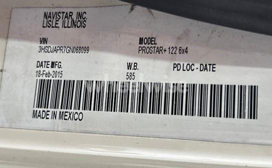 Photo 10 of 2016 International Prostar N/A (VIN 3HSDJAPR7GN068099)