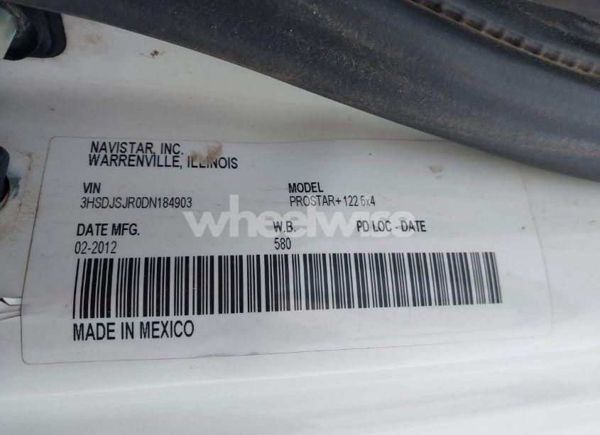 Photo 9 of 2013 International Prostar N/A (VIN 3HSDJSJR0DN184903)