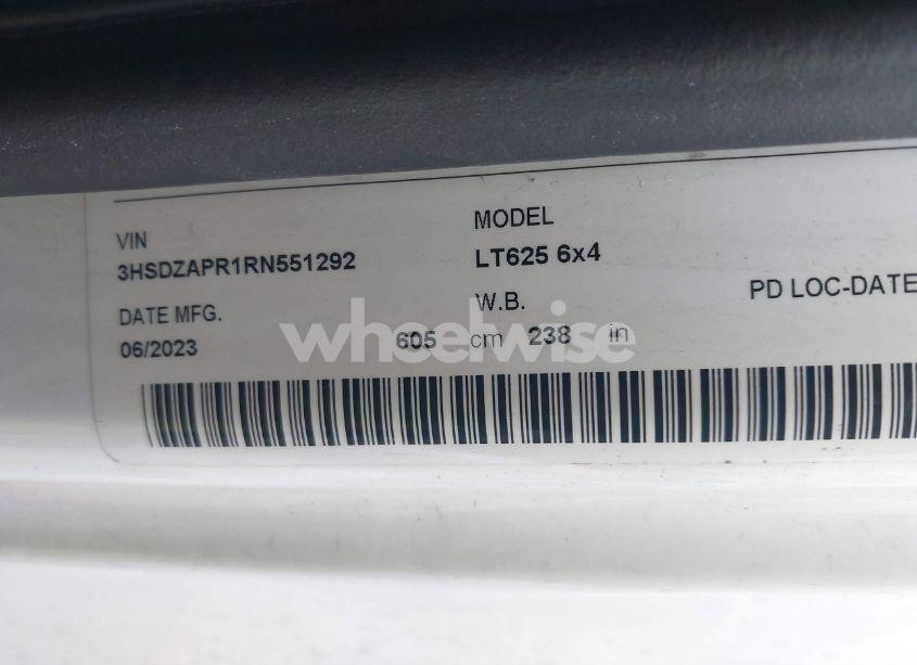 Photo 8 of 2024 International Lt (VIN 3HSDZAPR1RN551292)