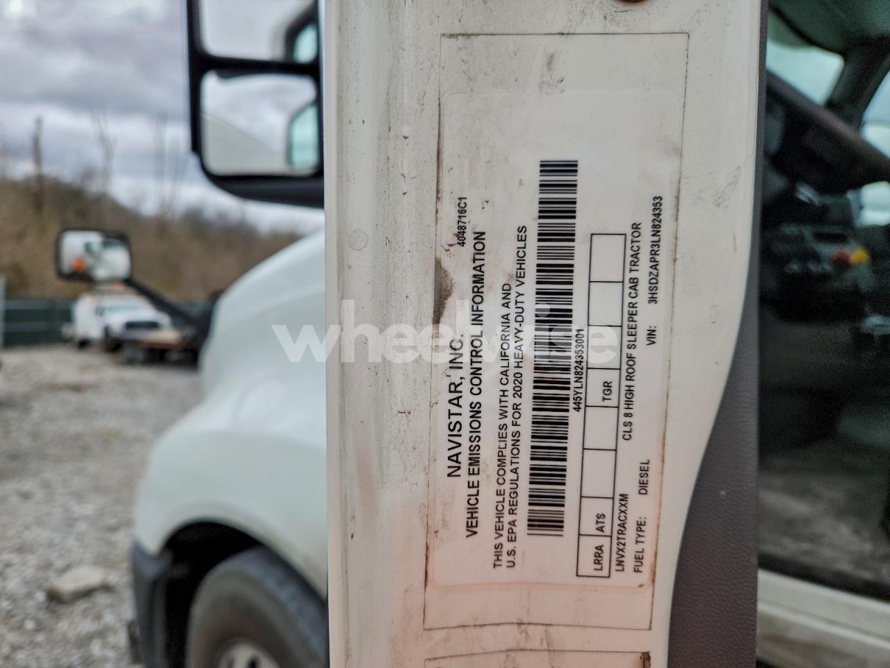 Photo 10 of 2020 INTERNATIONAL LT625 SEMI TRUCK (VIN 3HSDZAPR3LN824353)