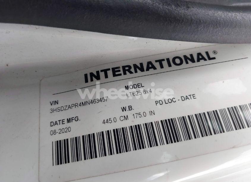 Photo 8 of 2021 International Lt (VIN 3HSDZAPR4MN463457)