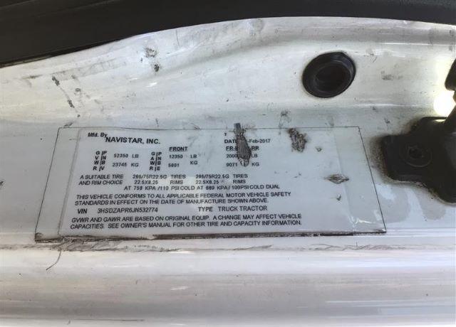 Photo 9 of 2018 International Lt (VIN 3HSDZAPR6JN532774)