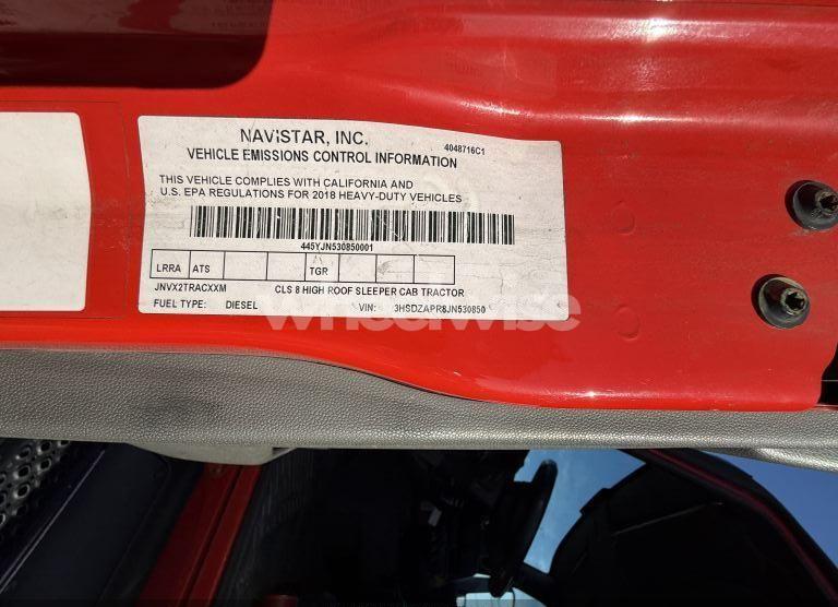 Photo 9 of 2018 International Lt (VIN 3HSDZAPR8JN530850)