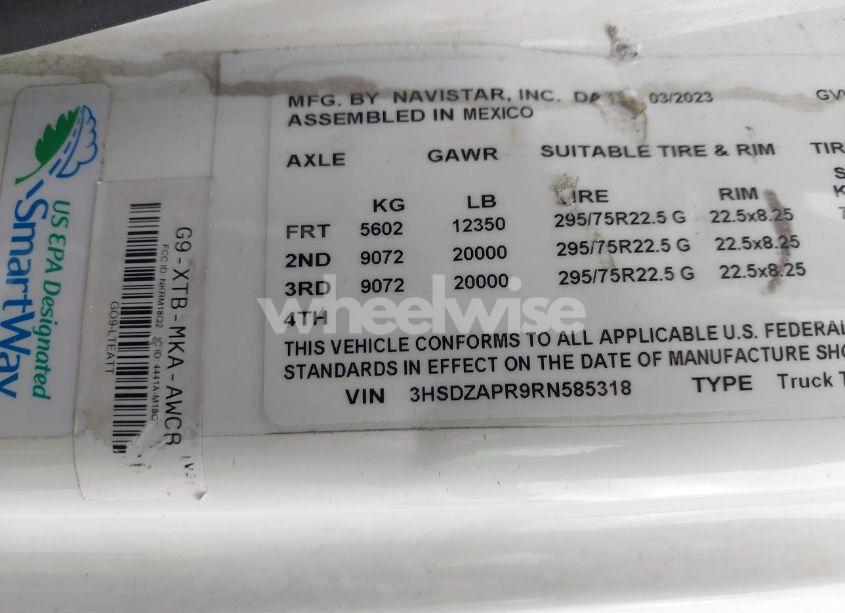 Photo 8 of 2024 International Lt (VIN 3HSDZAPR9RN585318)