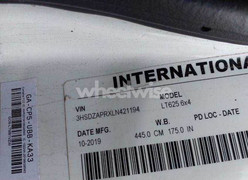 Photo 8 of 2020 International Lt (VIN 3HSDZAPRXLN421194)