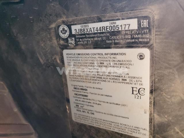 Photo 7 of 2024 CAN-AM MAVERICK R X RS N/A (VIN 3JB8XAT44RE005177)
