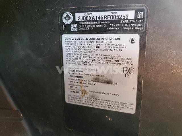 Photo 2 of 2024 CAN-AM MAVERICK R X RS N/A (VIN 3JB8XAT45RE005253)