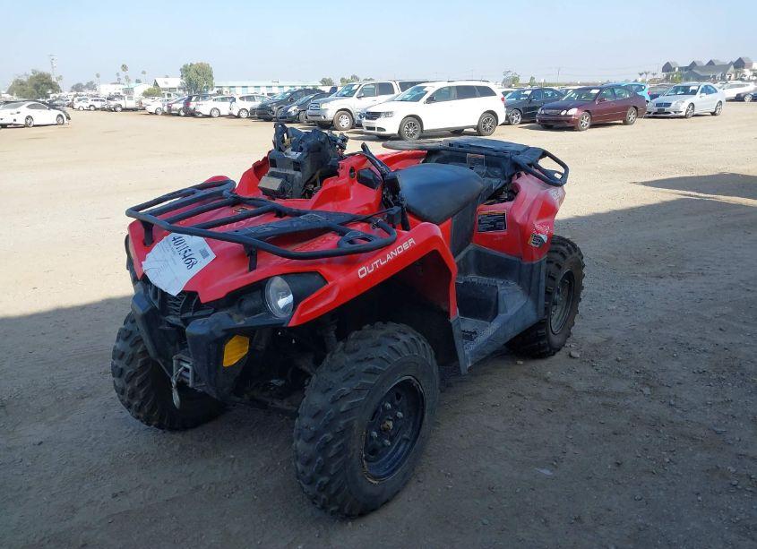 Photo 2 of 2017 Can-am Outlander MAX 450/450 DPS (VIN 3JBLMAR22HJ000767)