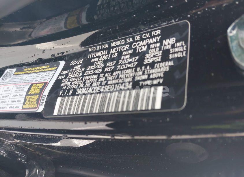 Photo 9 of 2025 Hyundai Tucson SE (VIN 3KMJACDE4SE010434)