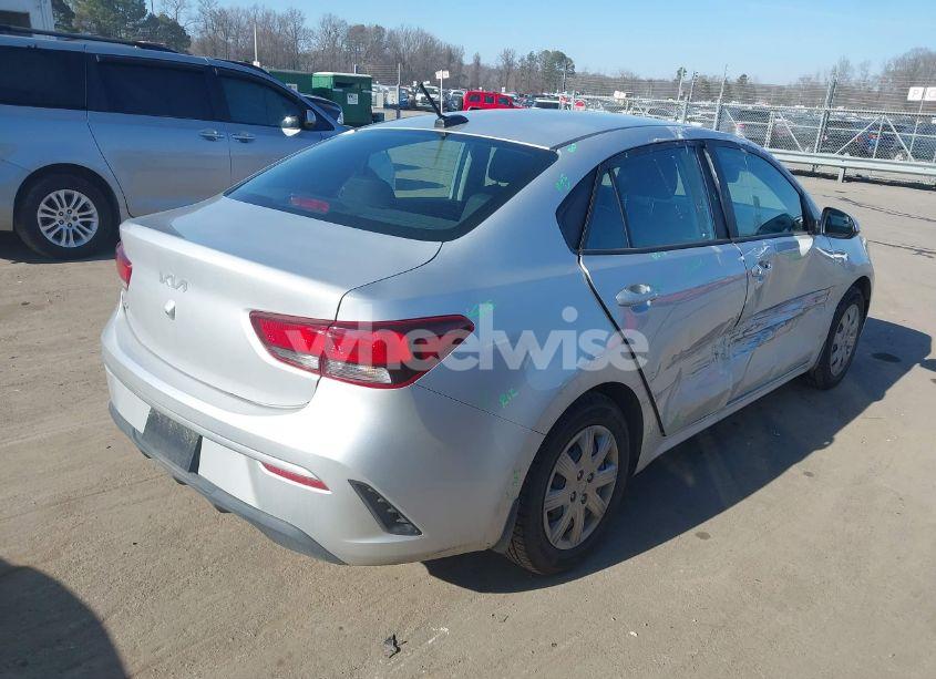 Photo 4 of 2022 Kia Rio LX (VIN 3KPA24AD6NE458132)