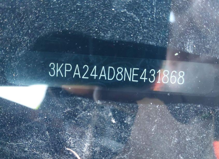 Photo 9 of 2022 Kia Rio S (VIN 3KPA24AD8NE431868)