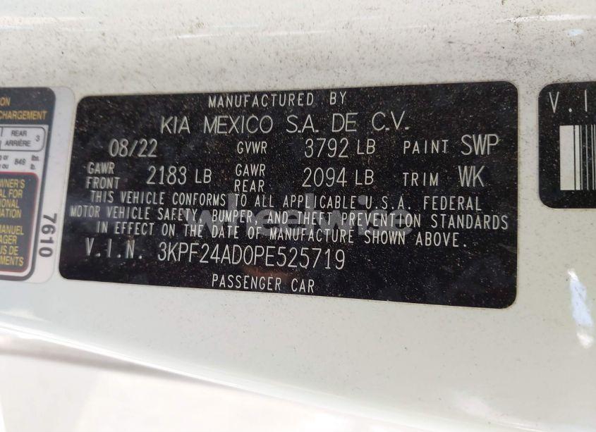 Photo 9 of 2023 Kia Forte LXS (VIN 3KPF24AD0PE525719)