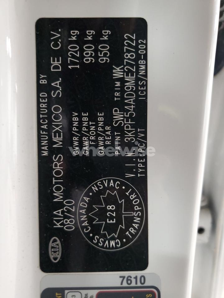 Photo 12 of 2021 KIA FORTE EX (VIN 3KPF24AD1LE256186)