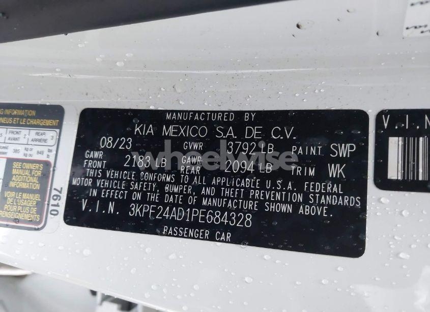 Photo 9 of 2023 Kia Forte LXS (VIN 3KPF24AD1PE684328)