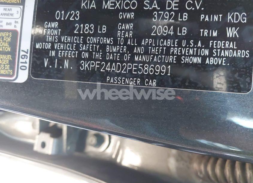 Photo 9 of 2023 Kia Forte LXS (VIN 3KPF24AD2PE586991)