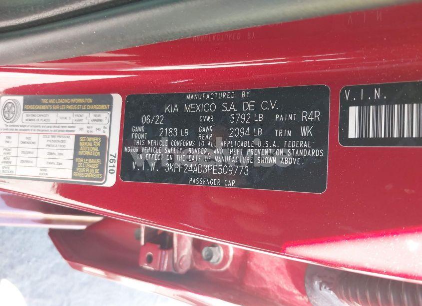 Photo 9 of 2023 Kia Forte LXS (VIN 3KPF24AD3PE509773)