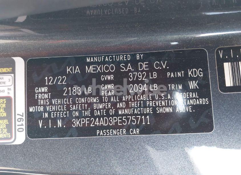Photo 9 of 2023 Kia Forte LXS (VIN 3KPF24AD3PE575711)