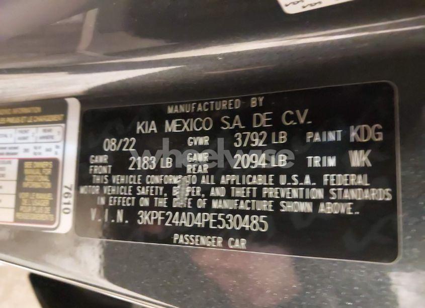 Photo 9 of 2023 Kia Forte LXS (VIN 3KPF24AD4PE530485)