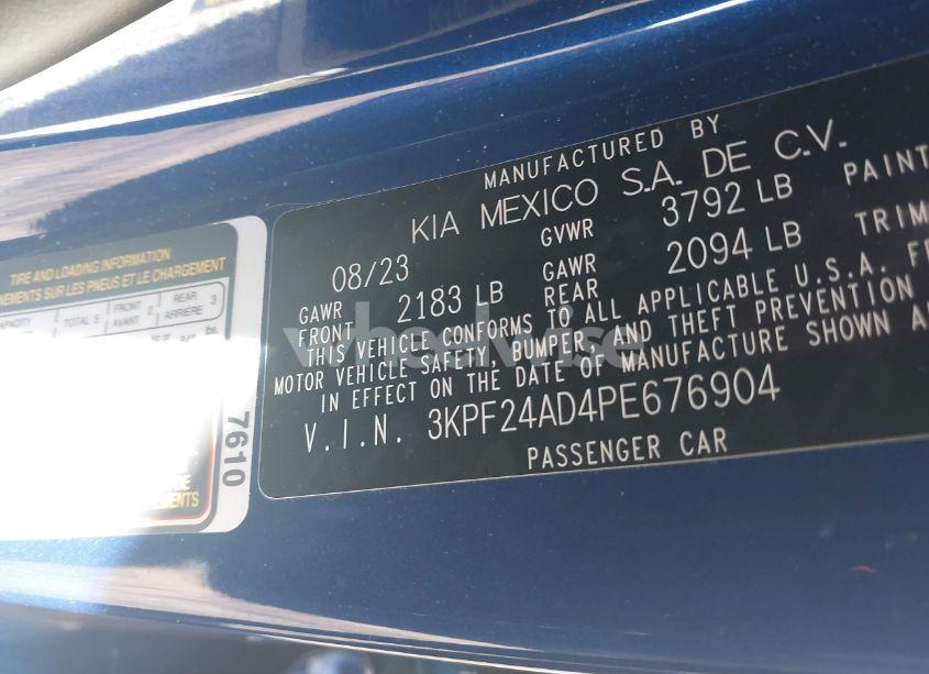 Photo 9 of 2023 Kia Forte LXS (VIN 3KPF24AD4PE676904)