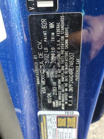 Photo 9 of 2024 KIA FORTE LX (VIN 3KPF24AD4RE746307)