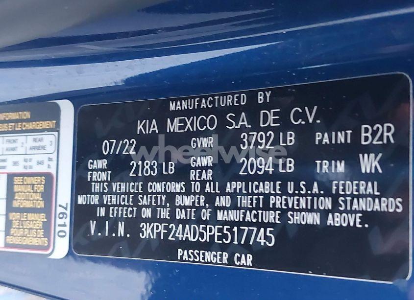 Photo 9 of 2023 Kia Forte LXS (VIN 3KPF24AD5PE517745)