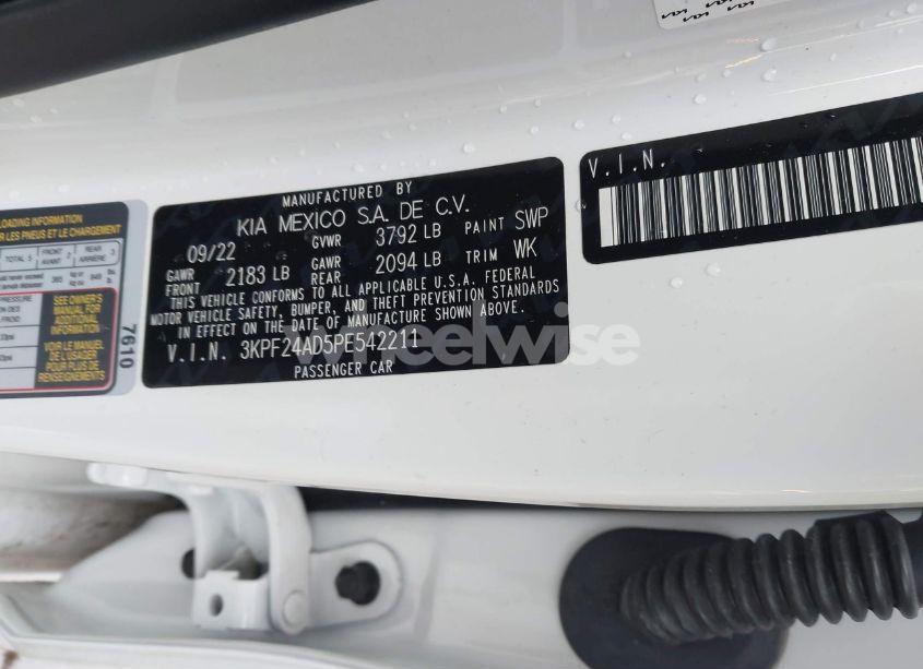 Photo 9 of 2023 Kia Forte LXS (VIN 3KPF24AD5PE542211)