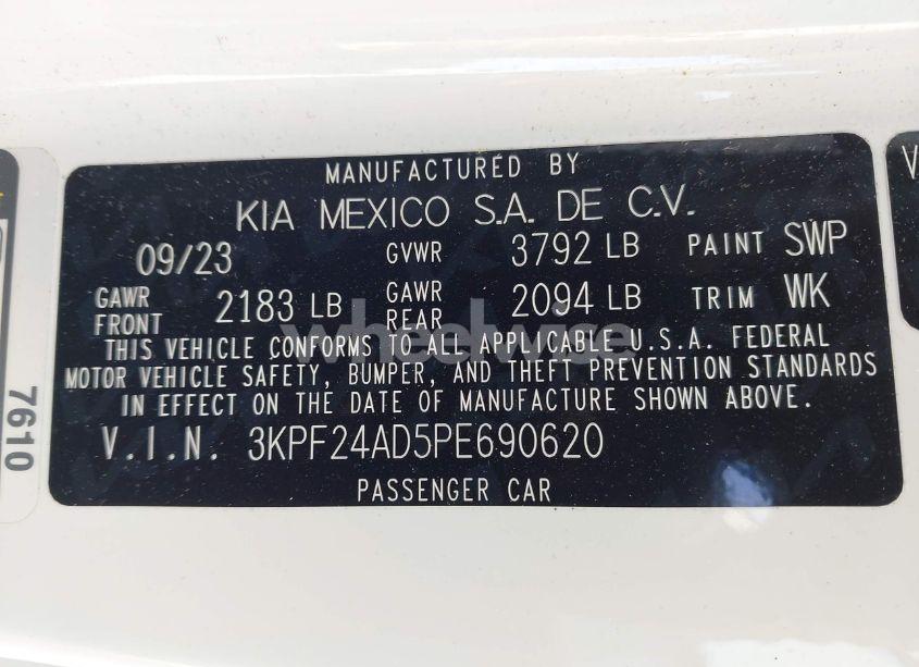 Photo 9 of 2023 Kia Forte LXS (VIN 3KPF24AD5PE690620)