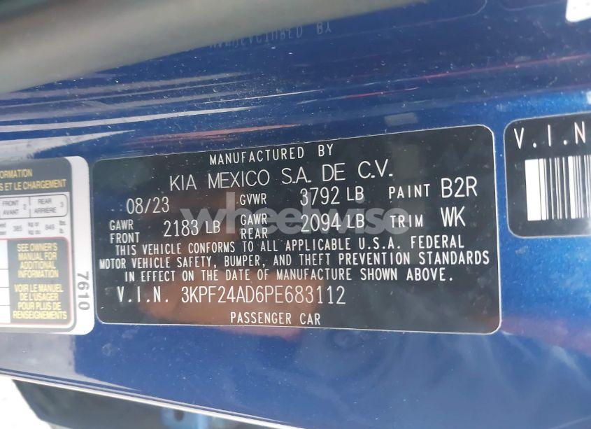 Photo 9 of 2023 Kia Forte LXS (VIN 3KPF24AD6PE683112)