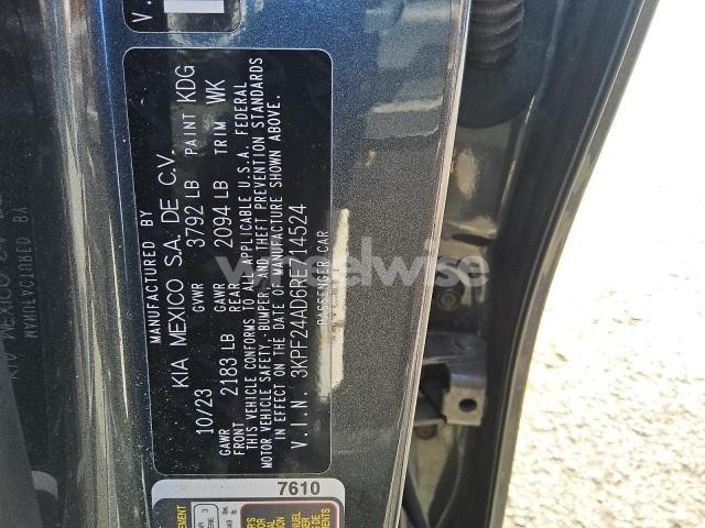 Photo 6 of 2024 KIA FORTE LX (VIN 3KPF24AD6RE714524)