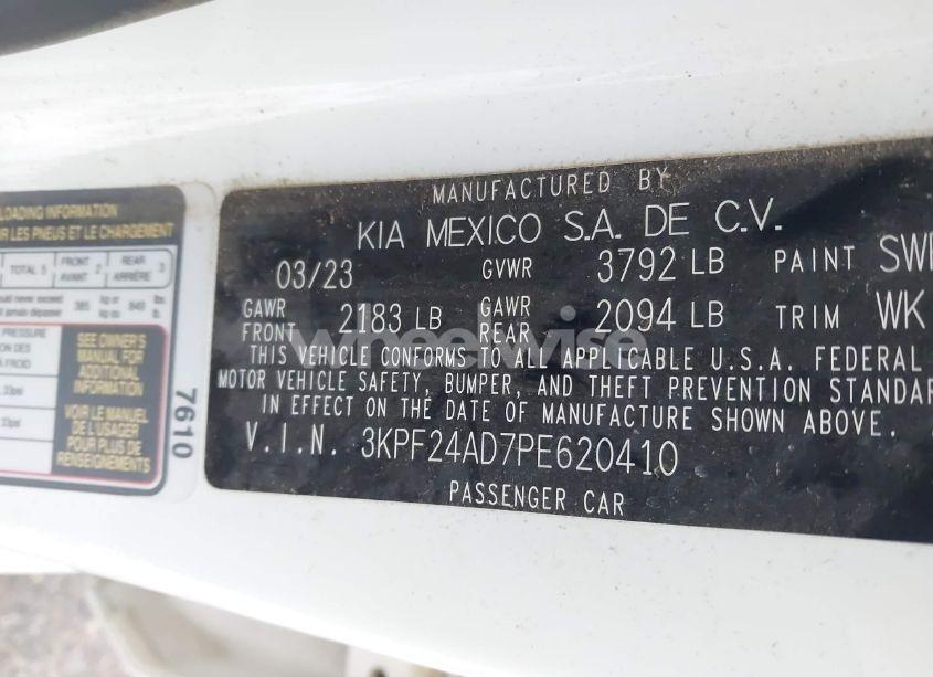 Photo 9 of 2023 Kia Forte LXS (VIN 3KPF24AD7PE620410)