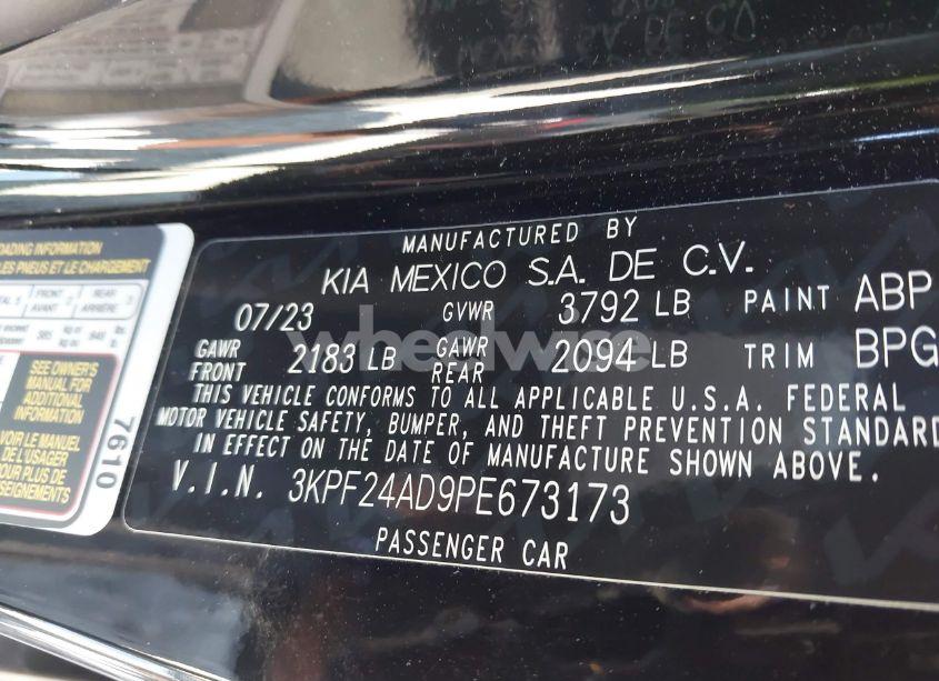 Photo 9 of 2023 Kia Forte LXS (VIN 3KPF24AD9PE673173)