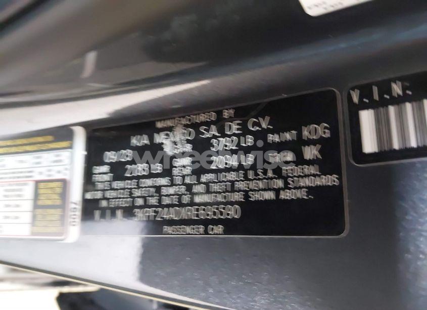 Photo 9 of 2024 Kia Forte LX (VIN 3KPF24ADXRE695590)