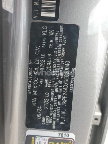 Photo 10 of 2024 KIA FORTE LX (VIN 3KPF24ADXRE820040)