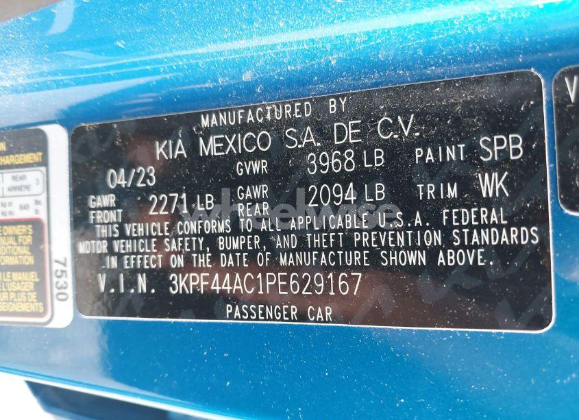 Photo 9 of 2023 Kia Forte GT (VIN 3KPF44AC1PE629167)