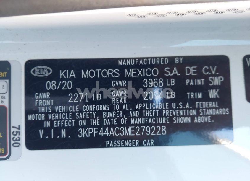 Photo 9 of 2021 Kia Forte GT (VIN 3KPF44AC3ME279228)