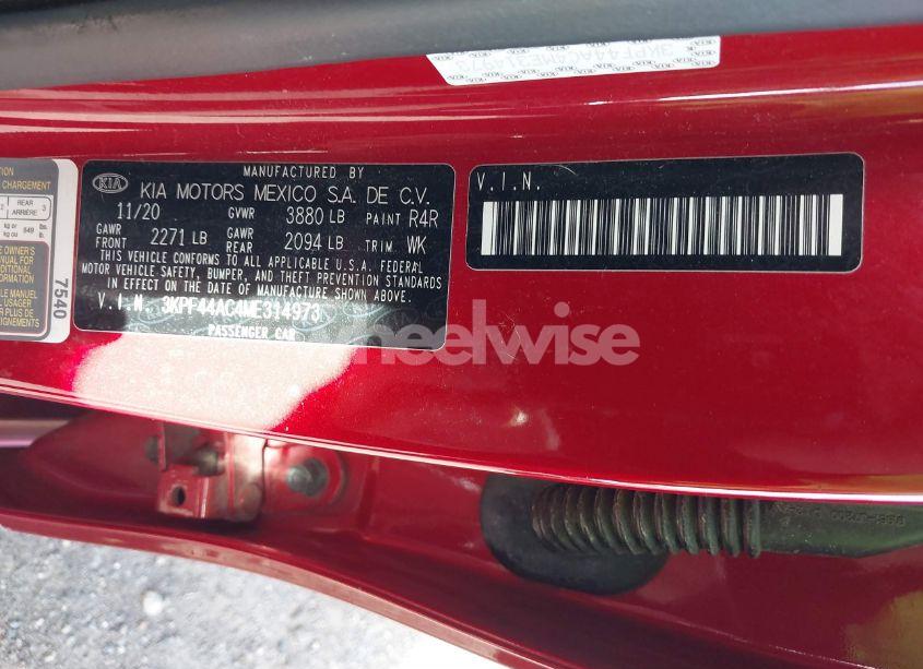 Photo 9 of 2021 Kia Forte GT MANUAL (VIN 3KPF44AC4ME314973)